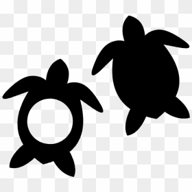 Silhouette Free Turtle Svg, HD Png Download - turtle silhouette png