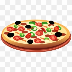 Pizza Italian Cuisine Spaghetti With Meatballs Pasta - Pizza Pasta Clip Art, HD Png Download - italian food png