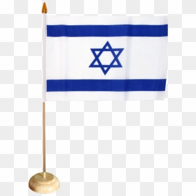 Israel Table Flag - Petit Drapeau Israelien, HD Png Download - israel flag png