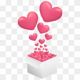 Free Png Download Box With Hearts Png Images Background - Happy Valentines Day Clipart, Transparent Png - hearts.png
