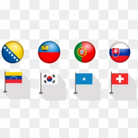 Best Country Flag Icons - Transparent Background Country Flag Icon, HD Png Download - usa flag icon png