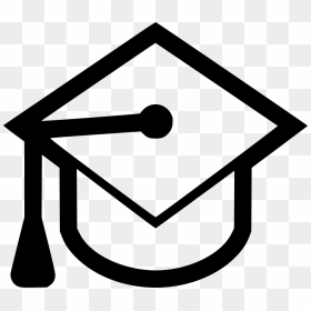 Graduation Cap - Icon School, HD Png Download - graduation cap icon png