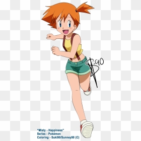 Thumb Image - Misty Pokemon Official Art, HD Png Download - misty png