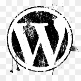 Wordpress Logo Png Transparent, Png Download - grunge circle png
