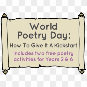World Poetry Day - Fake Company, HD Png Download - poetry png
