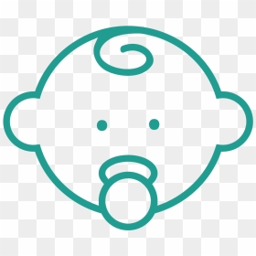 Transparent Obesity Clip Art - Transparent Background Baby Icon, HD Png Download - baby icon png