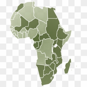 Map Of Africa Highlighting Liberia, HD Png Download - africa map png