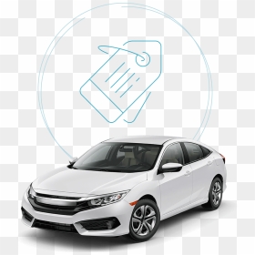 Transparent Car Window Png - 2019 Honda Civic White, Png Download - car window png