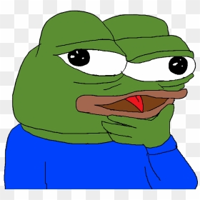 Retarded Pepe, HD Png Download - thonking png