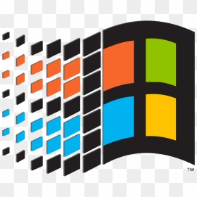 Windows 95 Logo Transparent, HD Png Download - vaporwave grid png