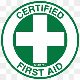 Certified First Responder Png - Health And Safety Committee Logo, Transparent Png - first aid png