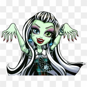 Frankie Stein Showing Manicure - Monster High Frankie Cartoon, HD Png Download - manicure png