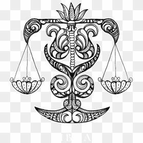 Libra Tattoo Png, Transparent Png - libra png