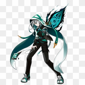 Anime Characters Png 398560 Clipart , Png Download - Elsword Ain Lofty Wanderer, Transparent Png - anime characters png