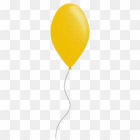 Clipart - بالونة صفراء, HD Png Download - yellow balloon png