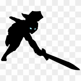 Clipart Sword Silhouette - Legend Of Zelda Silhouette, HD Png Download - sword silhouette png