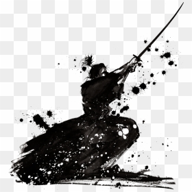 Silhouette Siluet Siluetas Samurai Ninja Warrior Sword - Samurai Png ...