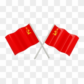 Ussr Flag Png - Soviet Union Flag On Pole, Transparent Png - soviet flag png