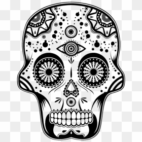 Skulls Png Image - Day Of The Dead Skull Png, Transparent Png - grunge circle png