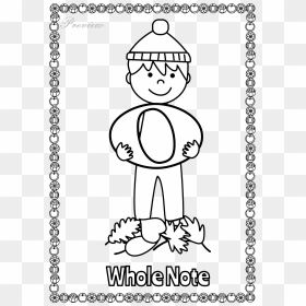 Colouring Forte Music, HD Png Download - half note png