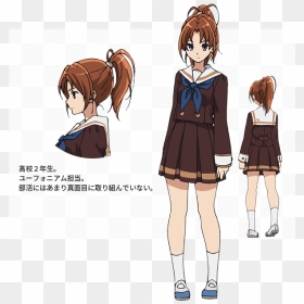 Hibike Euphonium Characters Natsuki - Hibike Euphonium Anime Characters, HD Png Download - anime characters png