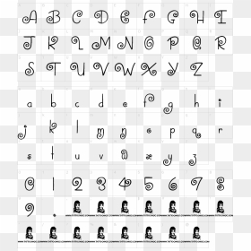 Winks Font, HD Png Download - swirly png