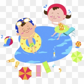 Child Clip Art A - Swimming Pool Clipart, HD Png Download - swimming pool png