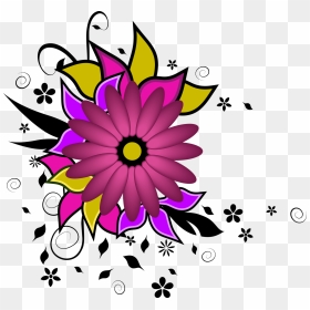 Flower Text, HD Png Download - flower .png
