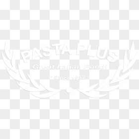 Pasta Plus Logo White Slider 2 01 Dropshadow - Label, HD Png Download - italian food png