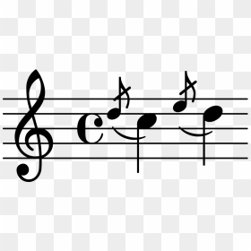C Sharp Music Note, HD Png Download - half note png