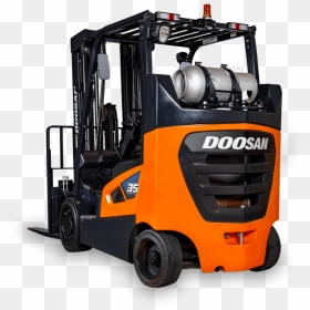Doosan Forklift, HD Png Download - forklift png