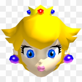 Download Zip Archive - Peach Mario Party 2, HD Png Download - mario face png