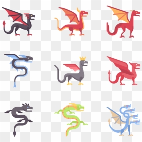 Animal Figure, HD Png Download - dragon icon png