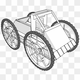 Ye Olde Monster Wagon First Truck Clipart Png - Line Art, Transparent Png - first png