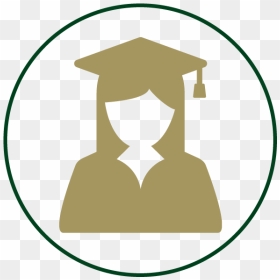 Girl Graduation Icon Png, Transparent Png - graduation icon png