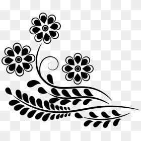 Clip Art Flower Design, HD Png Download - embellishments png