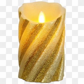 Led Pillar Candle Twinkle - Candle, HD Png Download - twinkle lights png