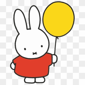 Miffy Yellow Balloon - Miffy Clipart, HD Png Download - yellow balloon png