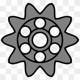 This Free Icons Png Design Of 10-tooth Gear With Circular - 10 Tooth Gear, Transparent Png - tooth icon png