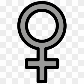 Female Sign Emoji Clipart - Female Icon Png, Transparent Png - transgender symbol png