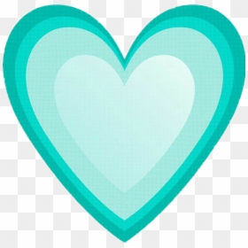 Transparent Teal Heart - Teal Heart Clipart, HD Png Download - turquoise png