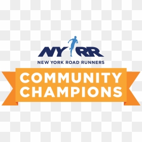 Nyrr Community Champions Logo - New York Road Runners, HD Png Download - runners png