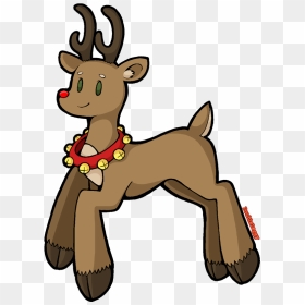 Reindeer Horse Dog Canidae Clip Art - Dog, HD Png Download - rudolph the red nosed reindeer png