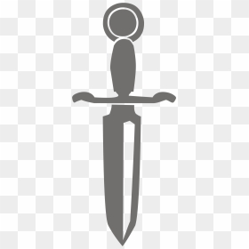 Transparent Dagger Silhouette, HD Png Download - sword silhouette png