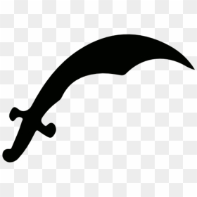 Sword Clipart Arabic - Sword Arabia Png, Transparent Png - sword silhouette png