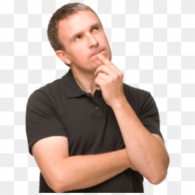 Thinking Man Png File - Man Thinking Transparent Background, Png Download - thonking png