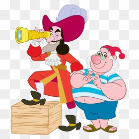 Pirate Clipart Friend - Captain Hook & Mr. Smee - Jake, HD Png Download - pirate hook png