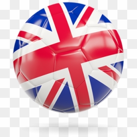 Glossy Soccer Ball - Uk Flag Ball Png, Transparent Png - kingdom png