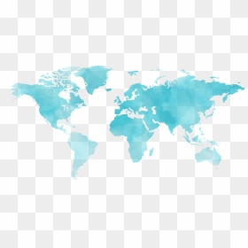 World Map, HD Png Download - turquoise png