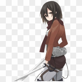 Anime Mikasa Png, Transparent Png - anime characters png